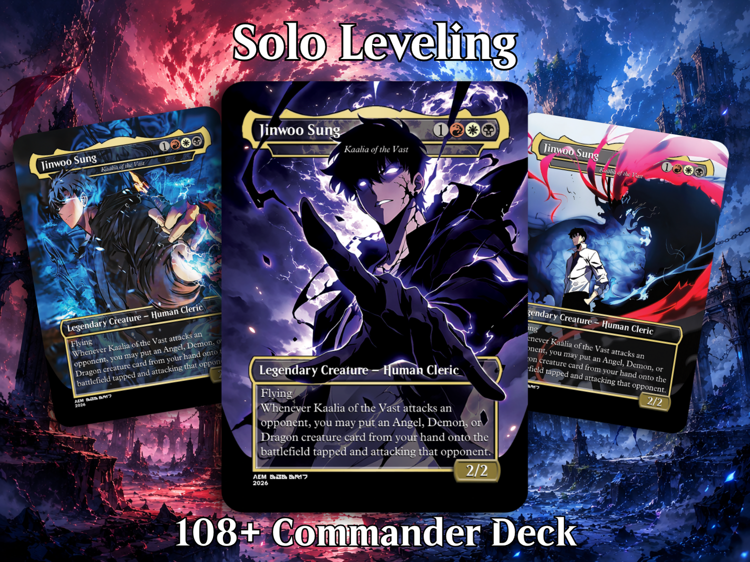 Solo Leveling Commander Deck – 112+ Cards | ProTCG