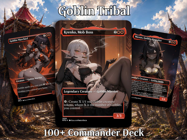 Goblin Tribal Commander Deck - 112+ Cards | ProTCG