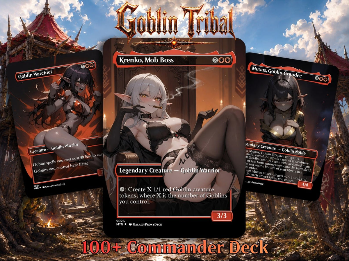 Goblin Tribal Commander Deck - 112+ Cards | MTGCard