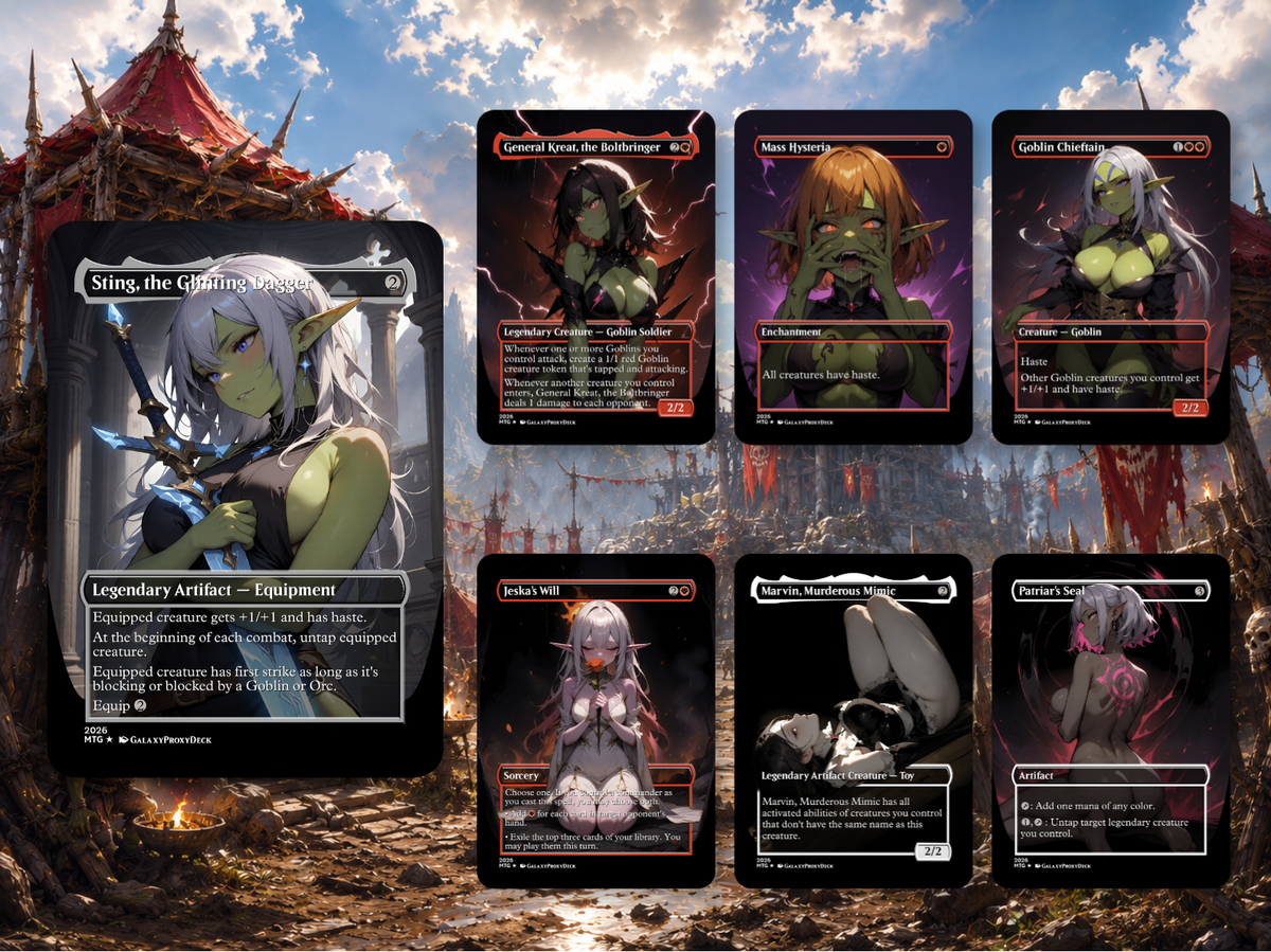 Goblin Tribal Commander Deck - 112+ Cards | ProTCG