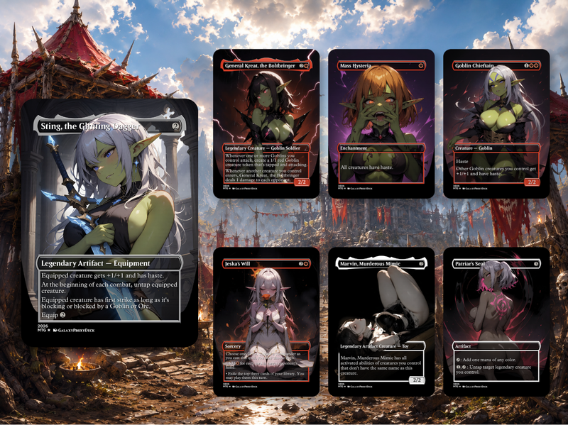Goblin Tribal Commander Deck - 112+ Cards | ProTCG