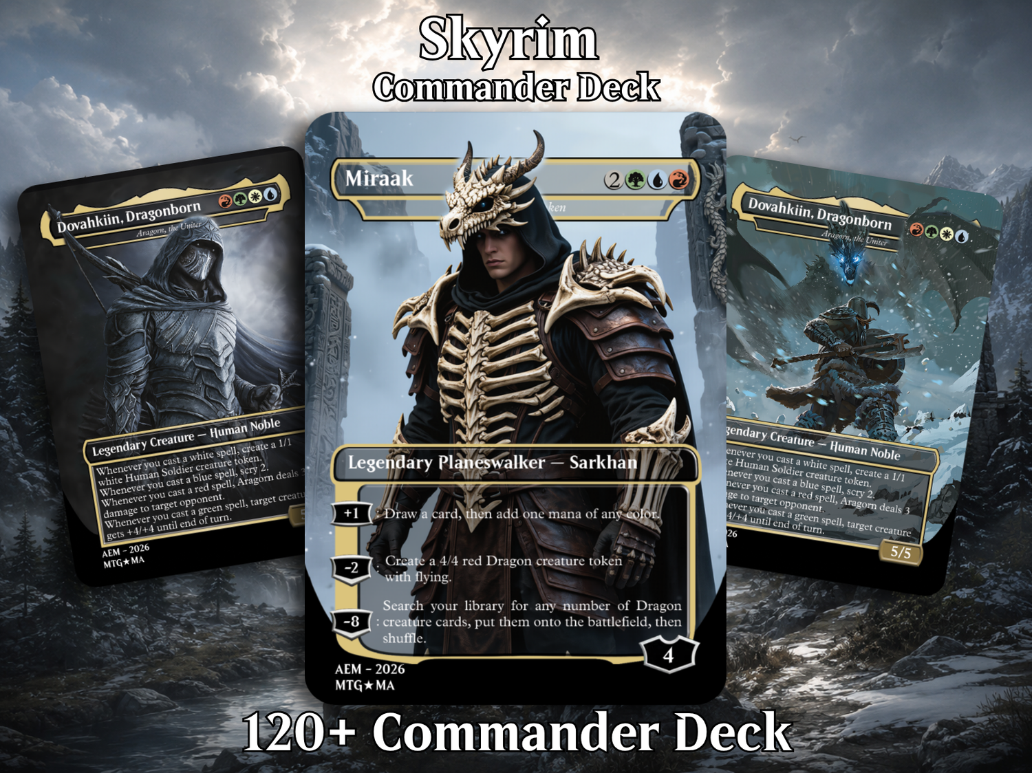Skyrim Themed Commander Deck – 116+ Cards | ProTCG
