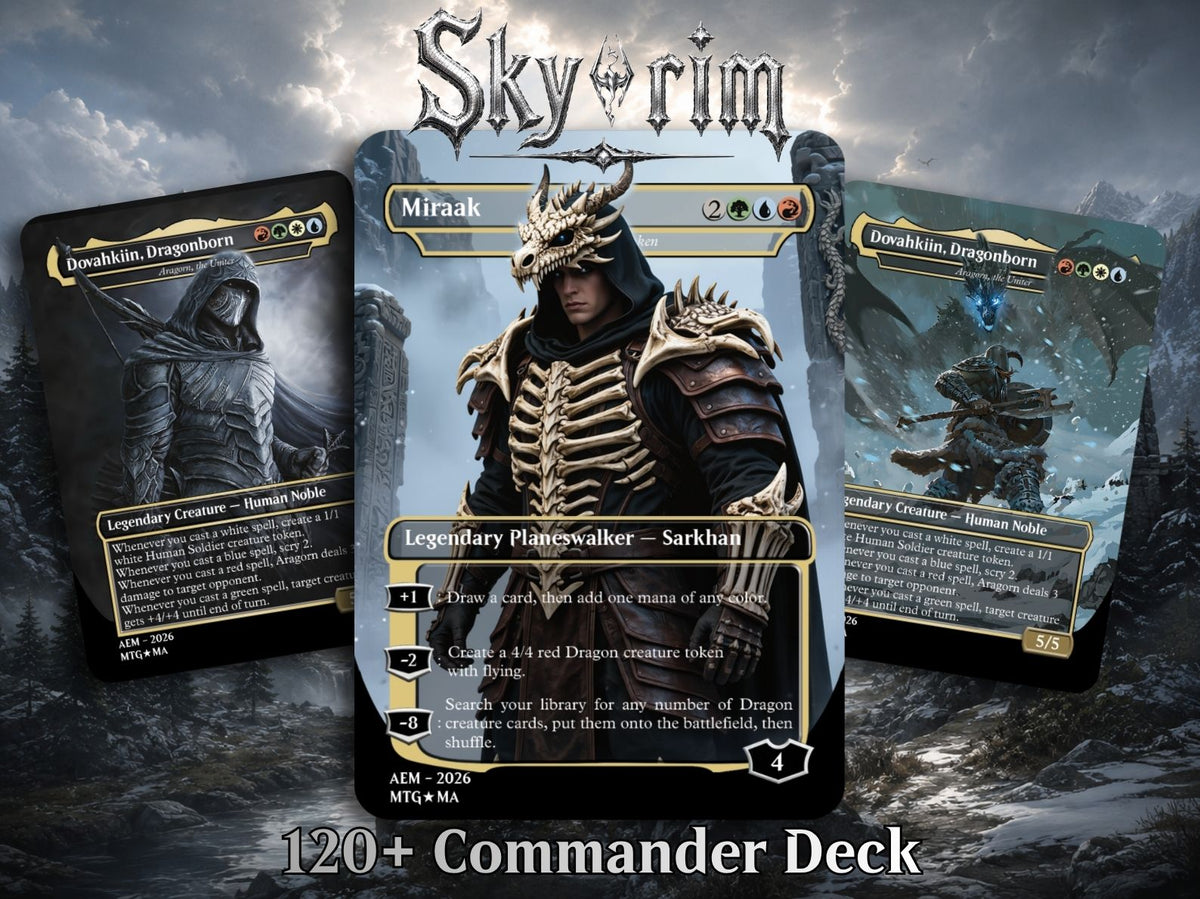 Skyrim Themed Commander Deck – 116+ Cards | MTGCard