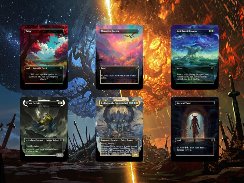 WORLD OF WARCRAFT DRAGONS – 100-CARD FAN-MADE PROXY COMMANDER DECK | ProTCG
