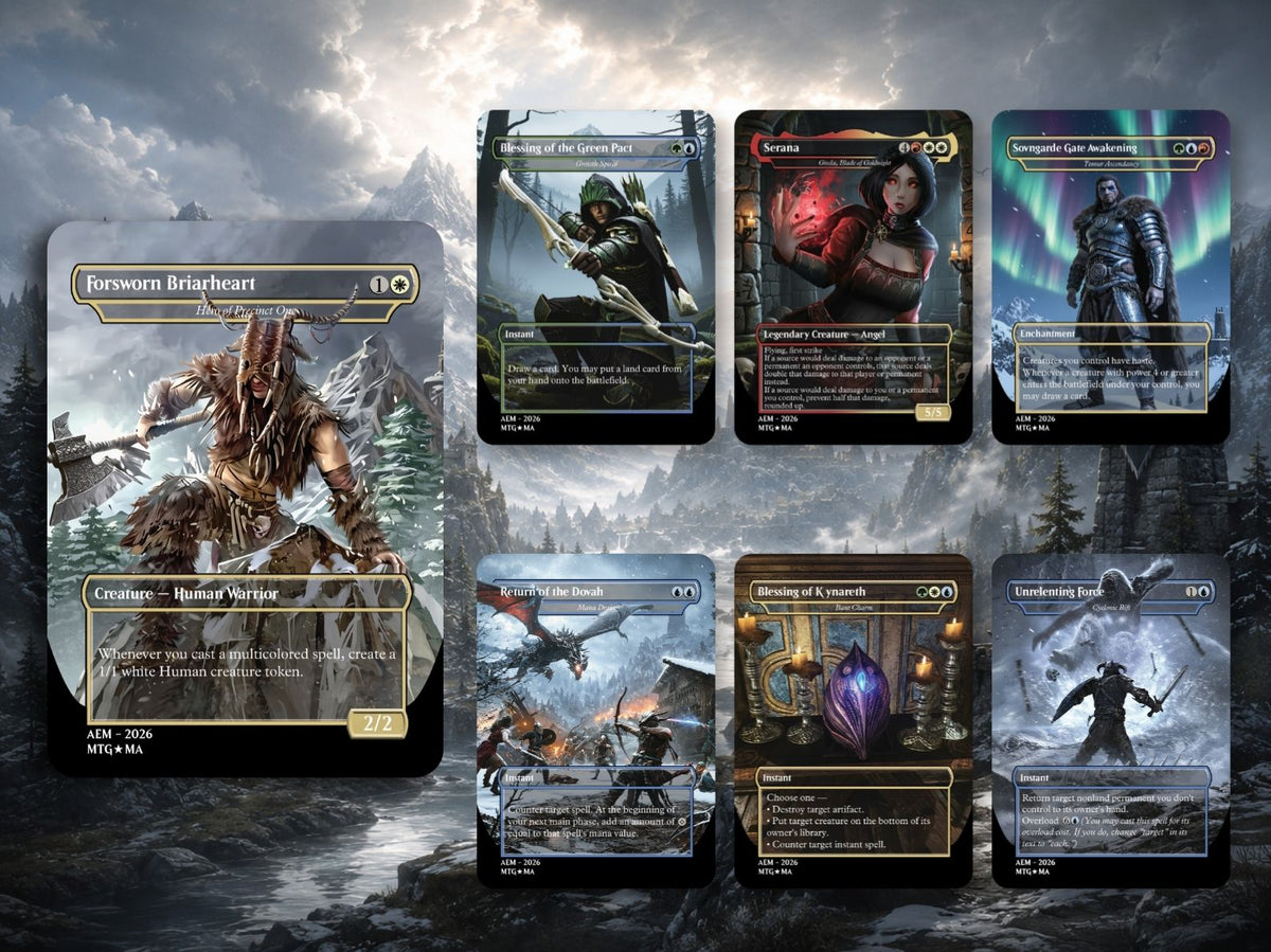 Skyrim Themed Commander Deck – 116+ Cards | MTGCard