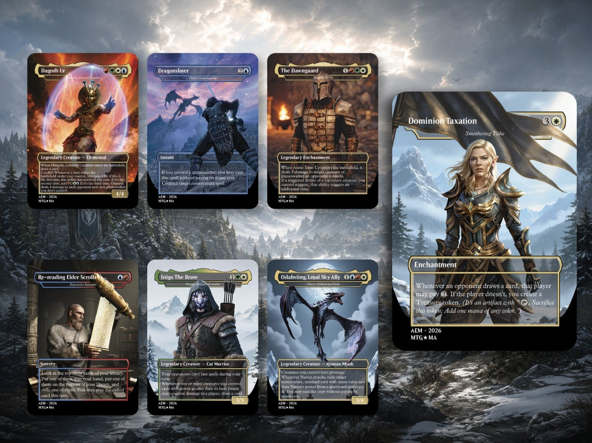 Skyrim Themed Commander Deck – 116+ Cards | MTGCard