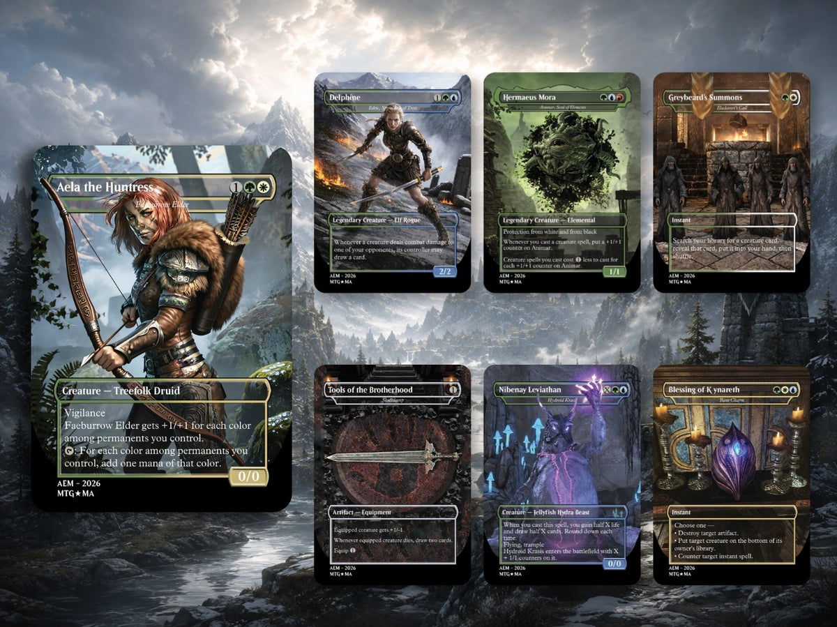 Skyrim Themed Commander Deck – 116+ Cards | MTGCard
