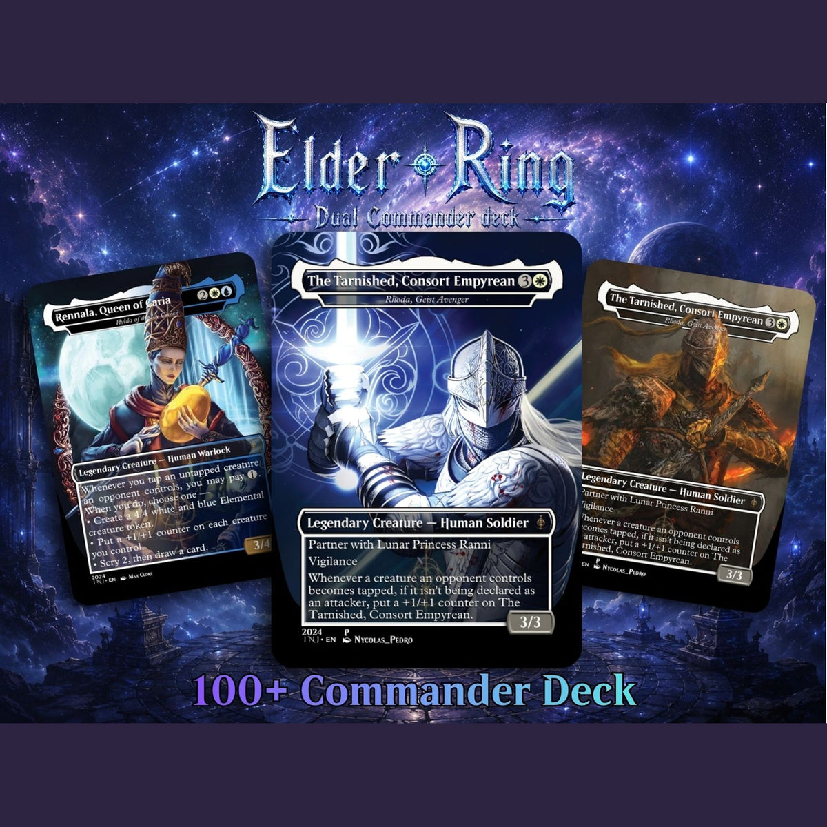 Elden Ring Themed Dual-Commander Deck - 114+ Cards | MTGCard
