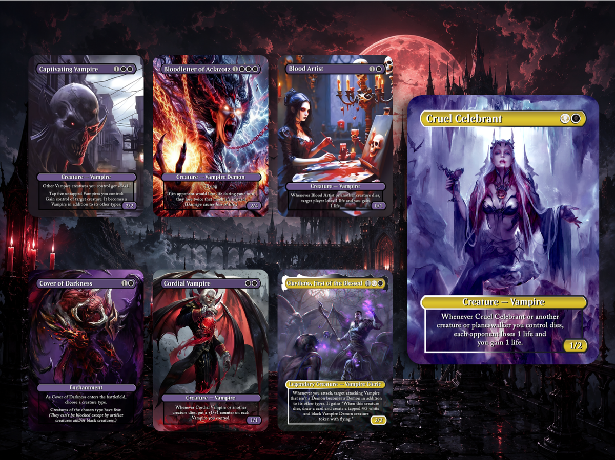 Vampire Commander Deck - 116+ Cards - MTGCard
