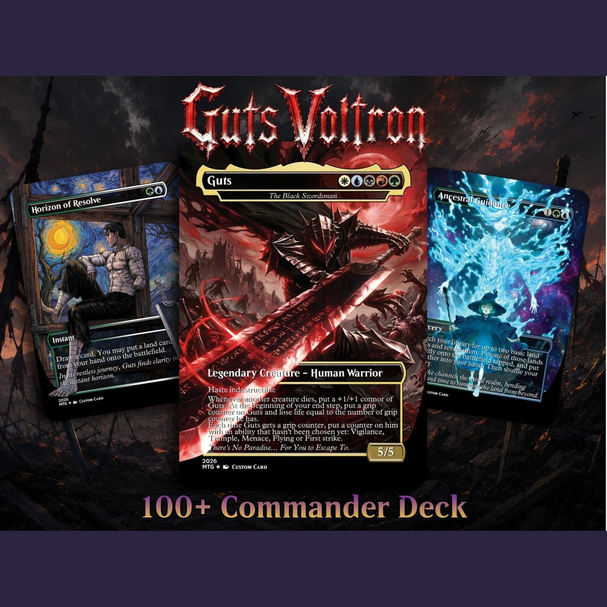 Guts Voltron Commander Deck | 129+ Cards | MTGCard