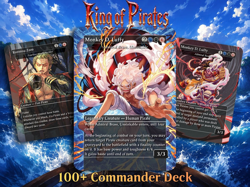 One Piece Commander Deck | 121+ Cards | MTGCard