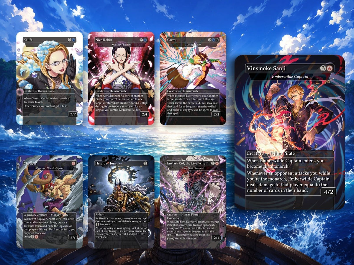 One Piece Commander Deck | 121+ Cards | MTGCard