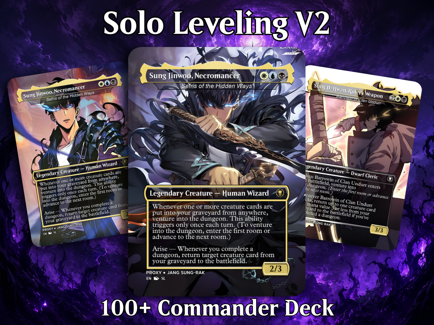 Solo Leveling Commander Deck V2 – 117+ Cards | ProTCG