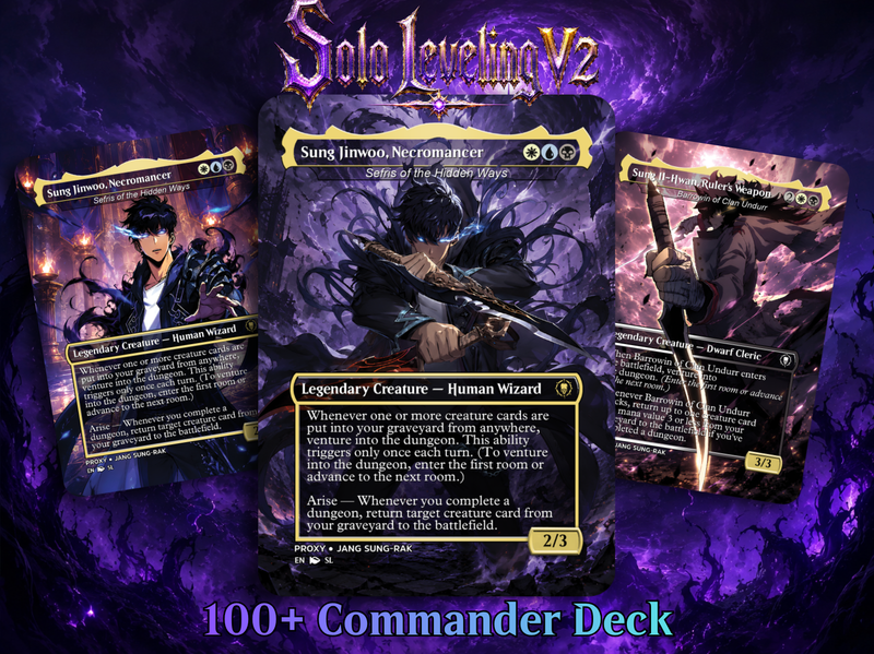 Solo Leveling Commander Deck V2 – 117+ Cards | MTGCard