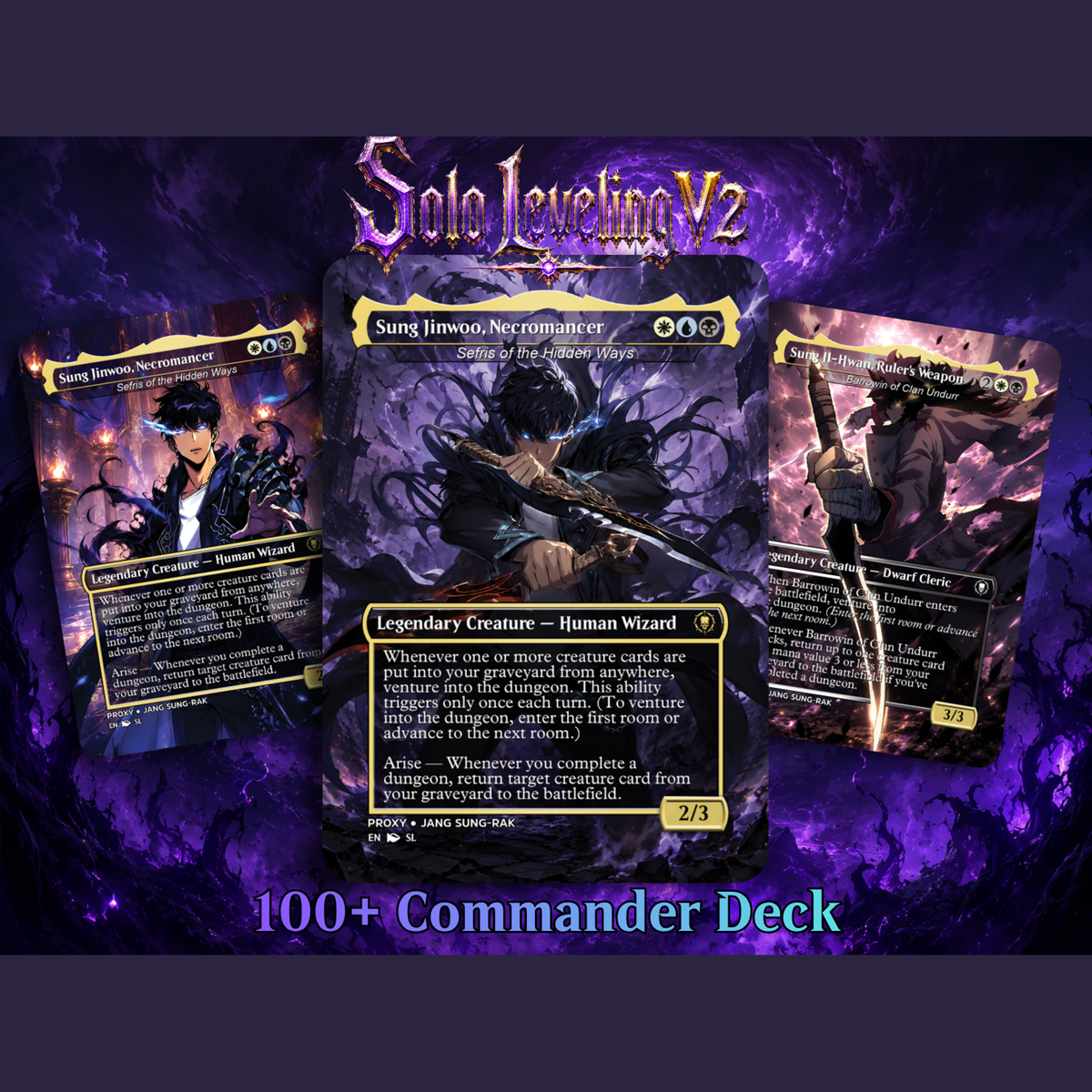 Solo Leveling Commander Deck V2 – 117+ Cards | MTGCard