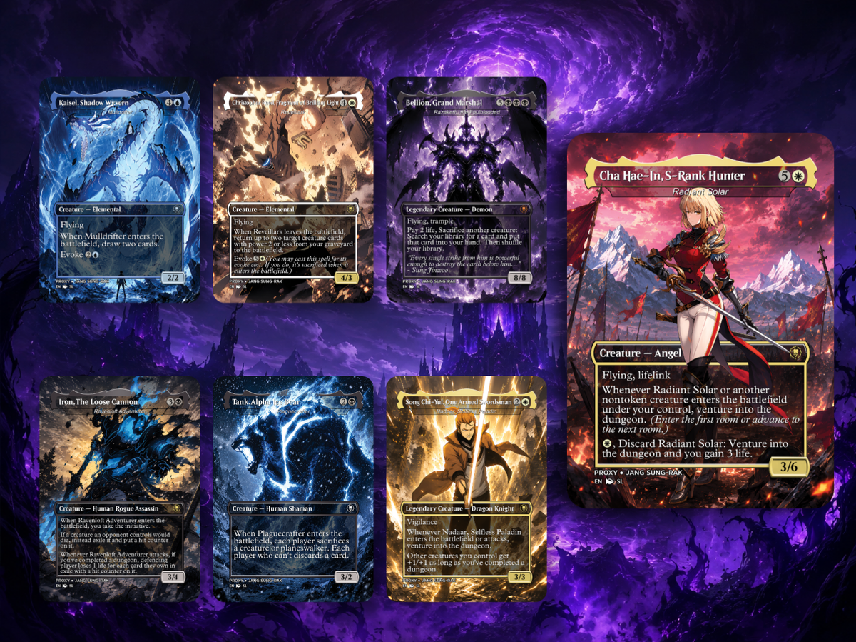 Solo Leveling Commander Deck V2 – 117+ Cards | MTGCard