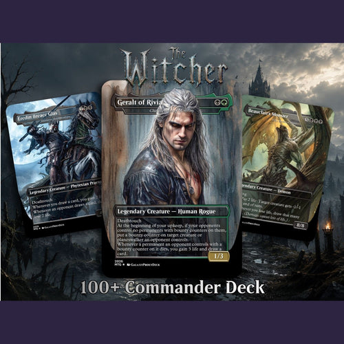 Witcher Themed Commander Deck - 117+ Cards | MTGCard
