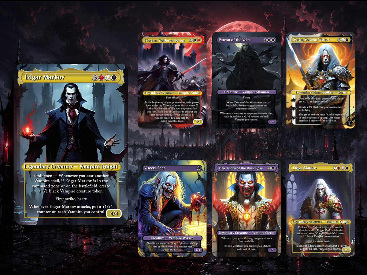 Vampire Commander Deck - 116+ Cards - MTGCard