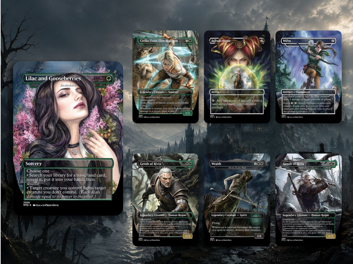 Witcher Themed Commander Deck - 117+ Cards | MTGCard