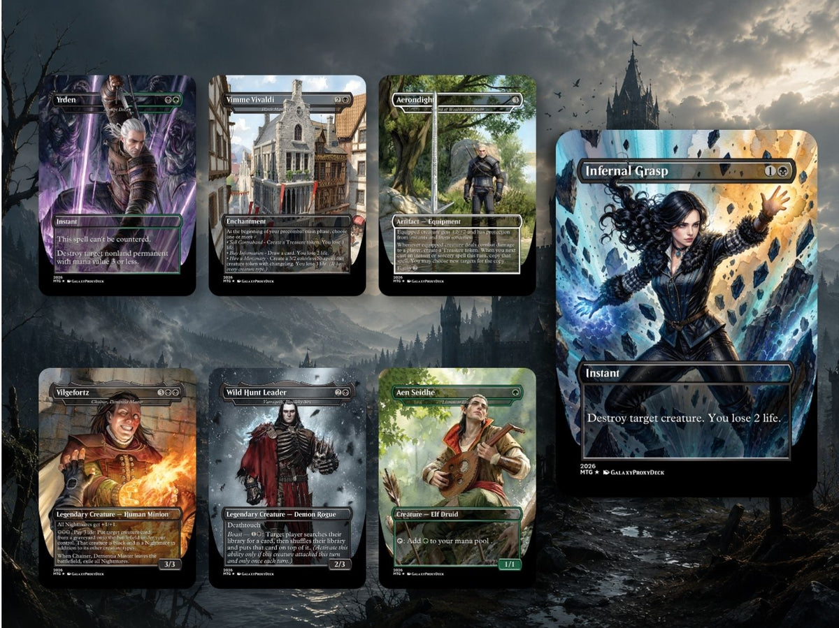 Witcher Themed Commander Deck - 117+ Cards | MTGCard