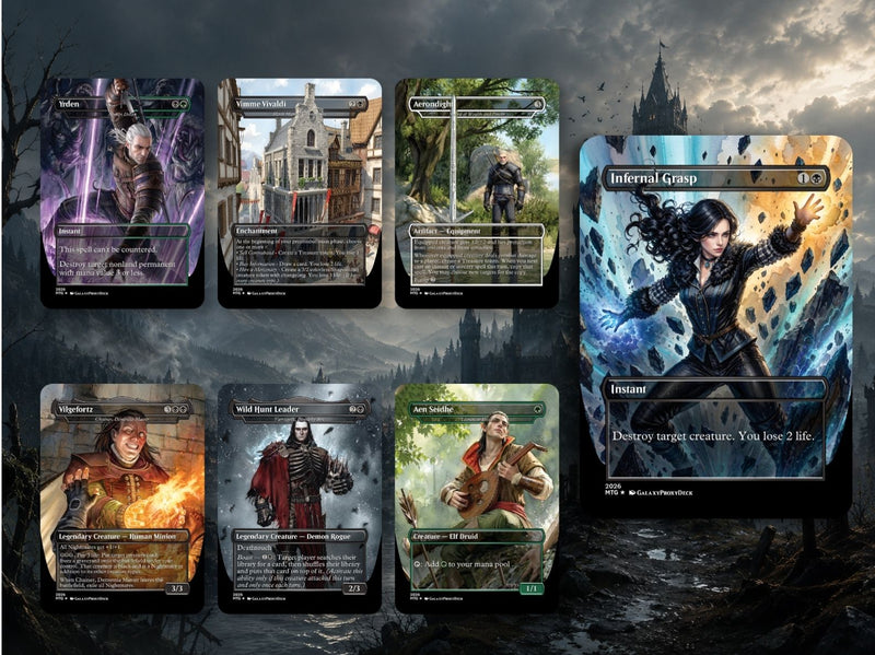 Witcher Themed Commander Deck - 117+ Cards | MTGCard