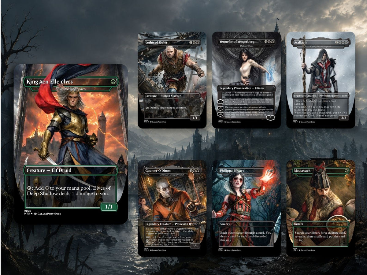 Witcher Themed Commander Deck - 117+ Cards | MTGCard