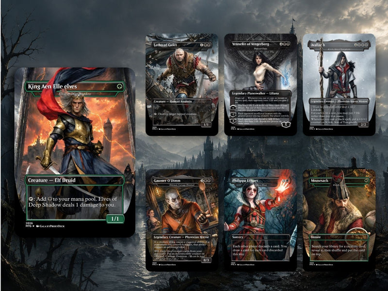 Witcher Themed Commander Deck - 117+ Cards | MTGCard