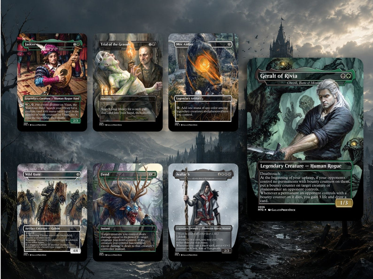 Witcher Themed Commander Deck - 117+ Cards | MTGCard