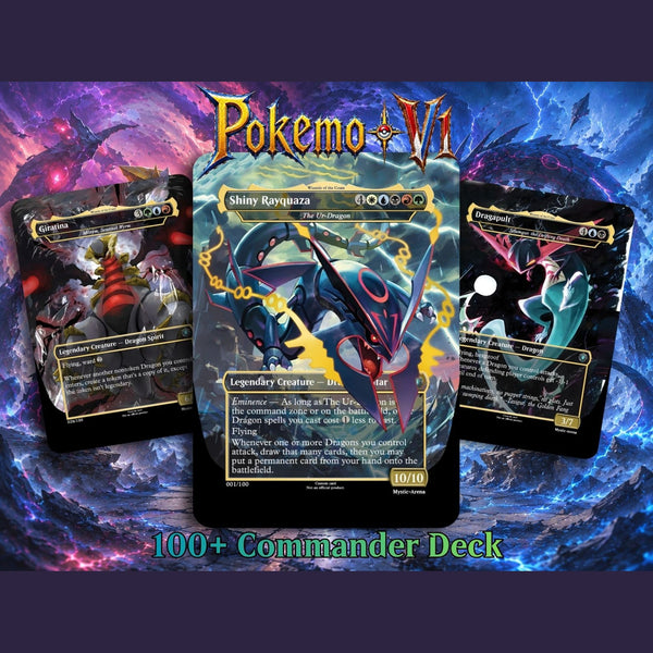Pokémon Commander Deck Ver 1 | 112+ Cards | MTGCard