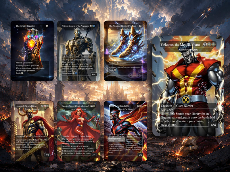 Marvel Proxy Commander Deck | 123 Cards | MTGCard