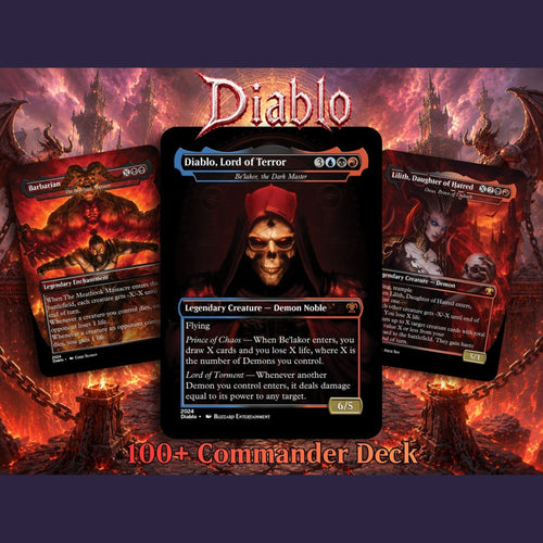 Diablo Themed Proxy Commander Deck - 105+ Cards | MTGCard