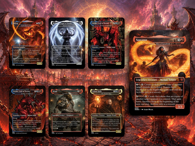 Diablo Themed Proxy Commander Deck - 105+ Cards | MTGCard