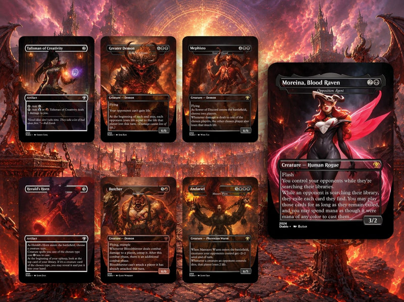 Diablo Themed Proxy Commander Deck - 105+ Cards | MTGCard