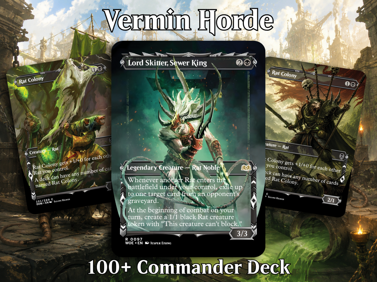 Vermin Horde Commander Deck - 103+ Cards | ProTCG