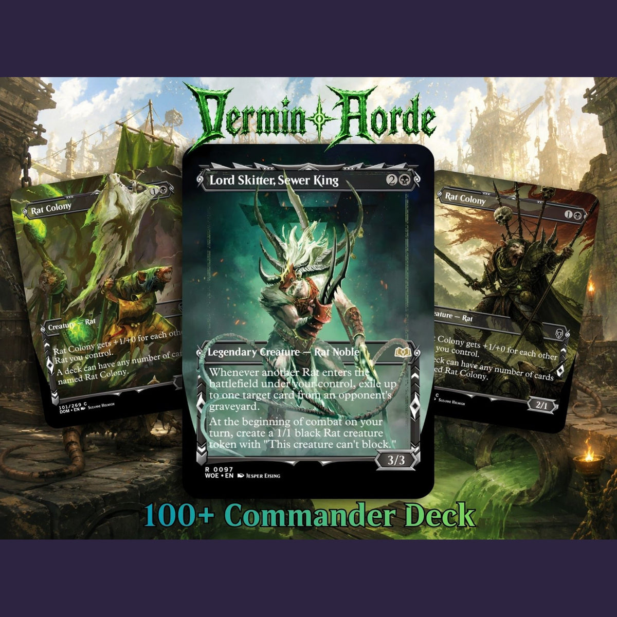 Vermin Horde Commander Deck - 103+ Cards | MTGCard
