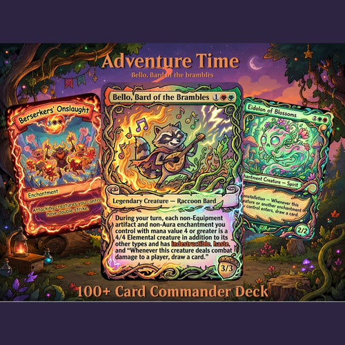 Adventure Time Bello Commander Deck | 100-Card MTG Proxy EDH Set | MTGCard