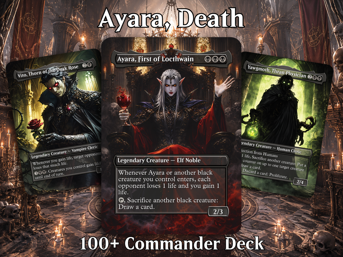 Ayara Death by 1000 Cuts Gothic Sacrifice 100+ Cards | ProTCG