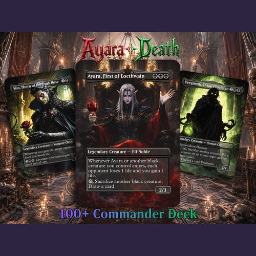 Ayara Death by 1000 Cuts Gothic Sacrifice 100+ Cards | MTGCard