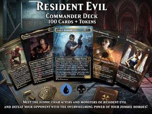 Resident Evil Card Deck 100 Cards + Tokens, Zombie Tribal EDH | ProTCG