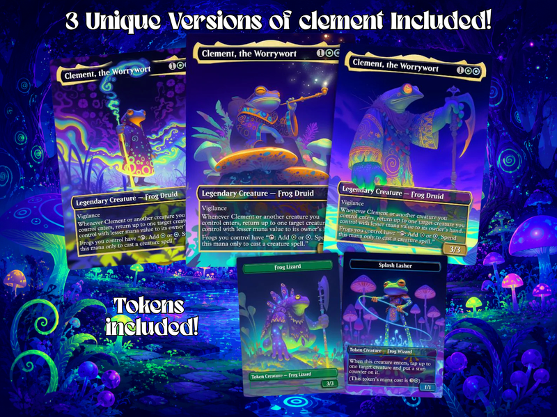 Clement Frog Tribal | 100-Card MTG Proxy EDH Set | Trippy Bounce Strategy Deck | ProTCG