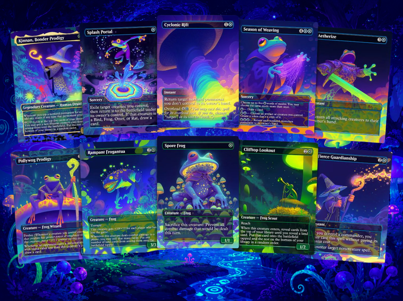 Clement Frog Tribal | 100-Card MTG Proxy EDH Set | Trippy Bounce Strategy Deck | ProTCG