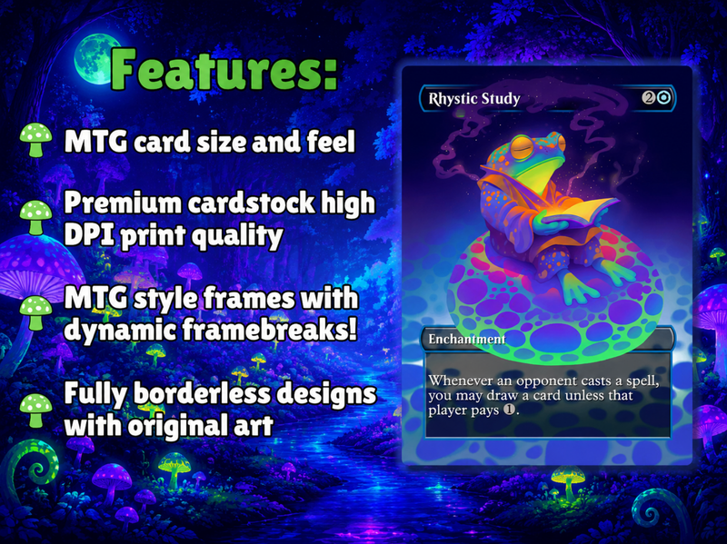 Clement Frog Tribal | 100-Card MTG Proxy EDH Set | Trippy Bounce Strategy Deck | ProTCG