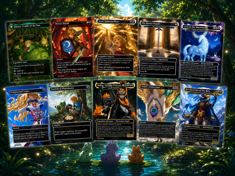 Legend of Zelda Inspired | 138-Card MTG Proxy EDH Set | Hyrule Legendary Heroes Deck | ProTCG