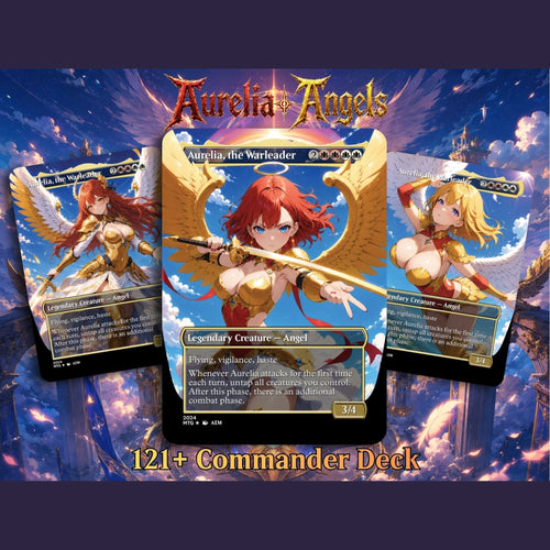 Aurelia Angels Extra Commander Deck | 125+ Cards | MTGCard