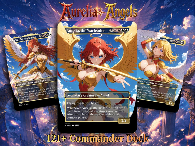 Aurelia Angels Extra Commander Deck | 125+ Cards | MTGCard
