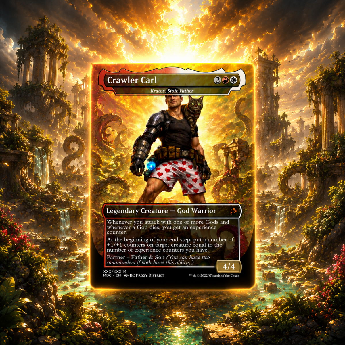 Dungeon Crawler Carl Inspired Commander Deck | 100-Card MTG Proxy EDH Set | ProTCG