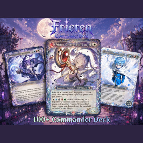 Frieren, Crimson Staff Age Commander Deck | 100+ Cards | MTGCard
