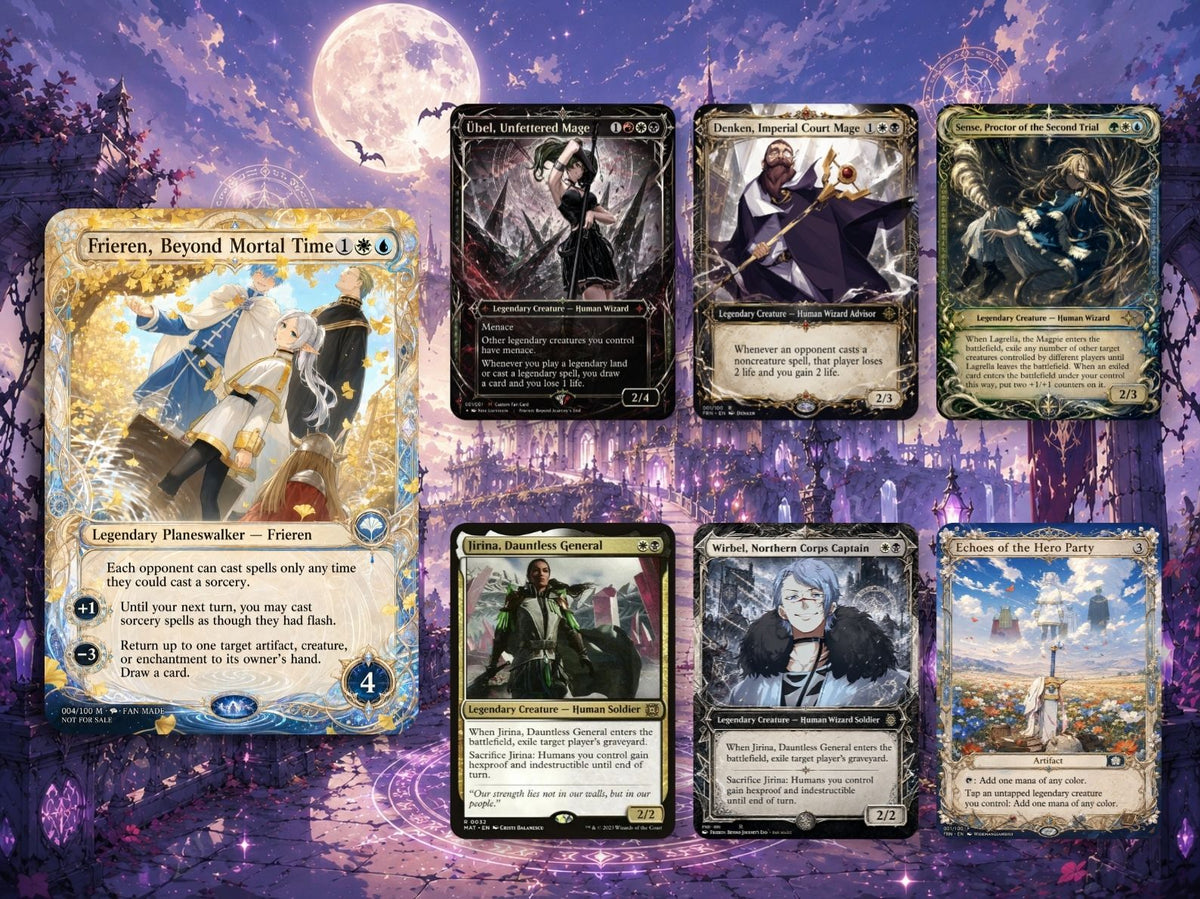 Frieren, Crimson Staff Age Commander Deck | 100+ Cards | MTGCard