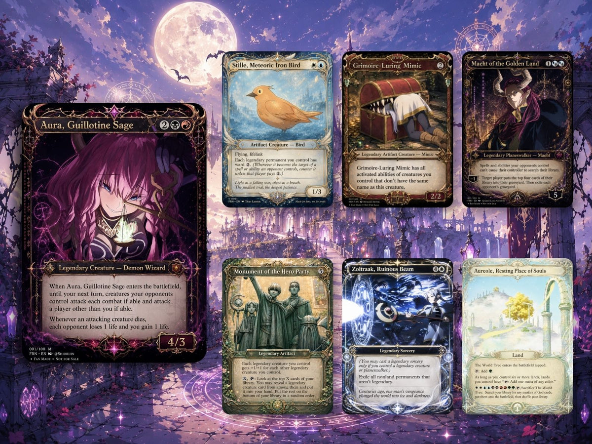 Frieren, Crimson Staff Age Commander Deck | 100+ Cards | MTGCard