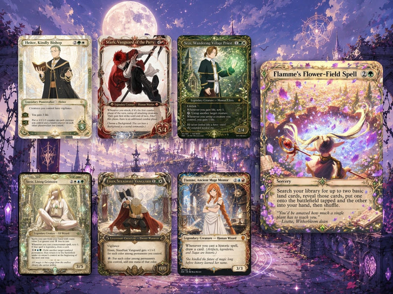 Frieren, Crimson Staff Age Commander Deck | 100+ Cards | MTGCard